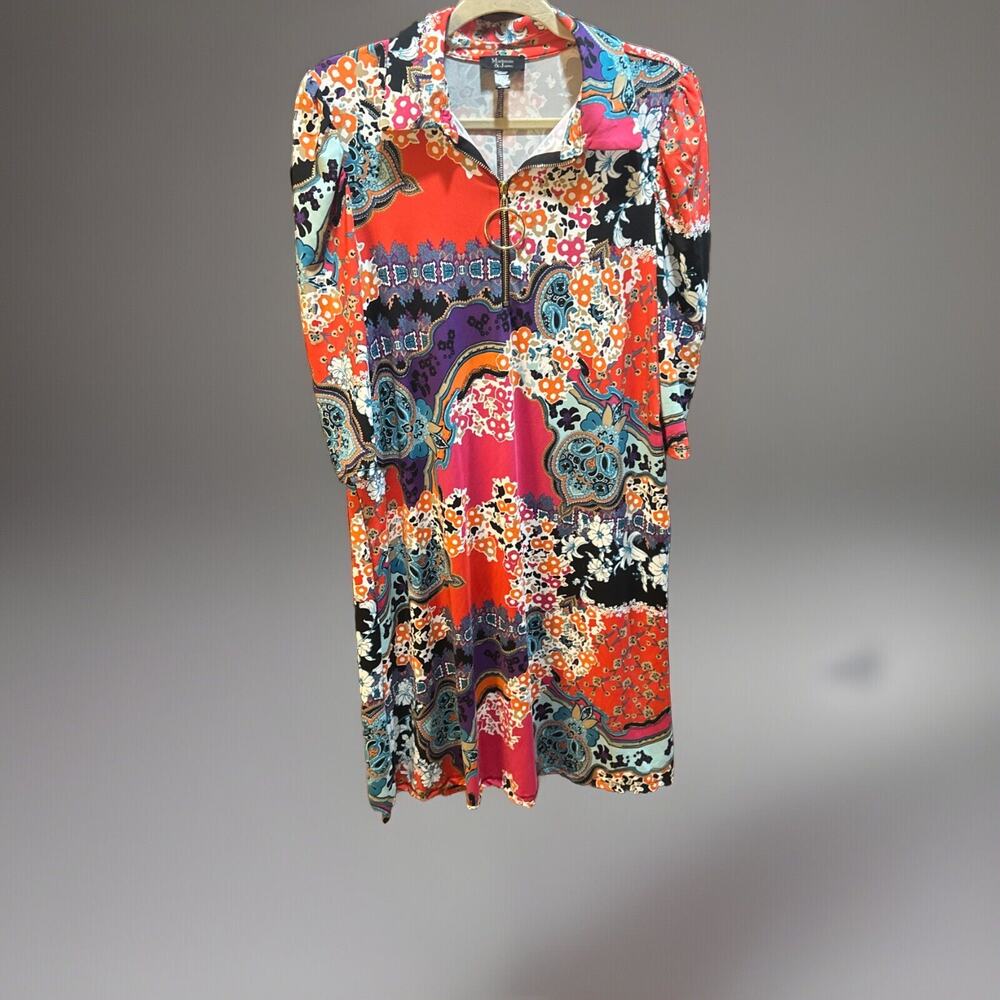 A28 Mackenzie & James Floral,Paisley Dress Multicolor SizeM NWT